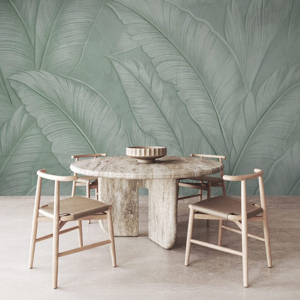 Serene green foliage in harmony