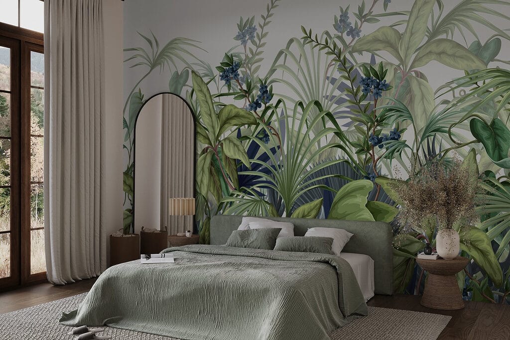 Lush greenery in vibrant display Lush greenery in vibrant display