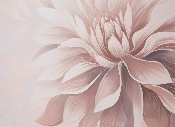 Wall murals Soft petals in gentle hues Wall murals Soft petals in gentle hues