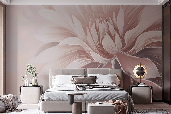Wall murals Soft petals in gentle hues Wall murals Soft petals in gentle hues