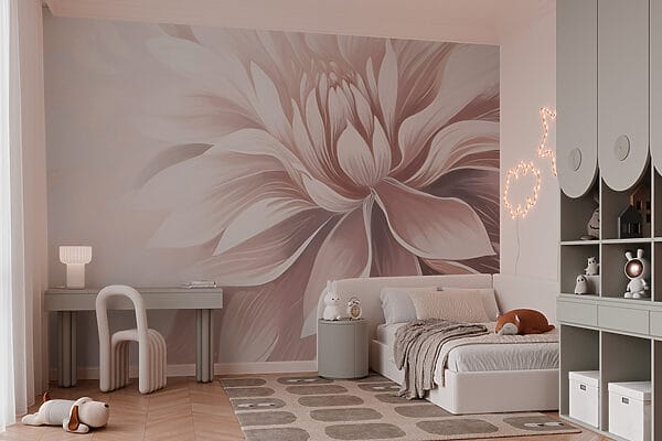 Wall murals Soft petals in gentle hues Wall murals Soft petals in gentle hues