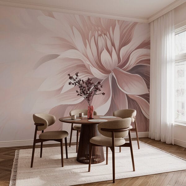 Wall murals Soft petals in gentle hues Wall murals Soft petals in gentle hues