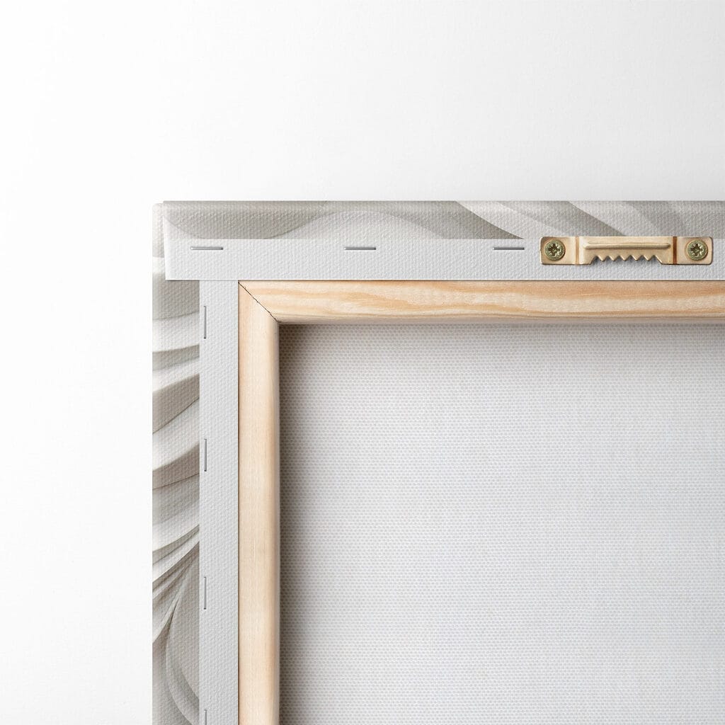 White wall with wavy lines White wall with wavy lines