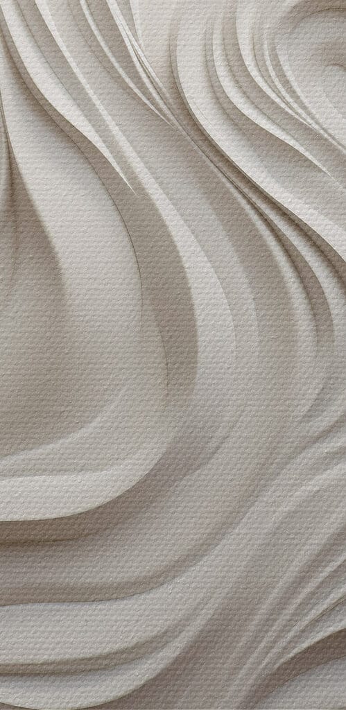 White wall with wavy lines White wall with wavy lines