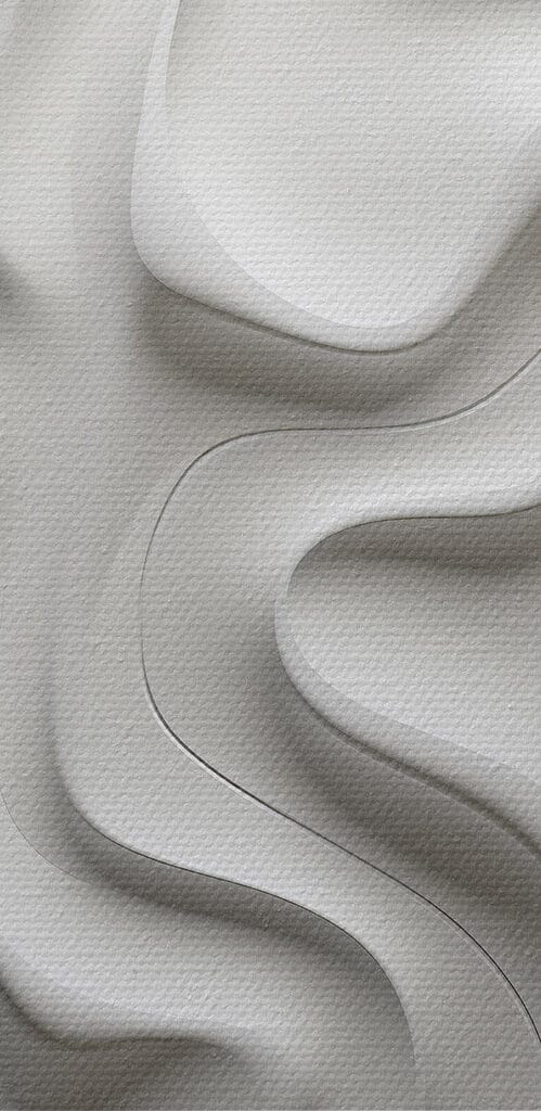 White surface with wavy lines White surface with wavy lines