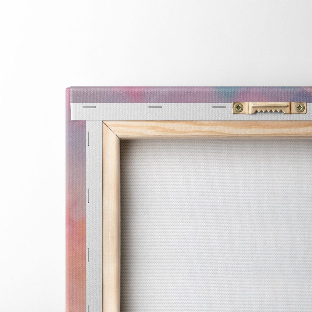 Painting of a sunset over the ocean