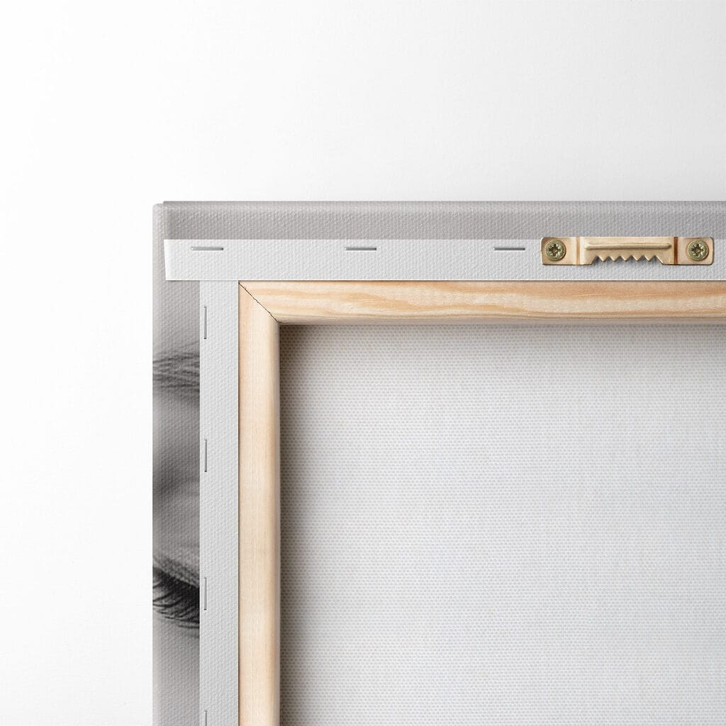 Woman's face and half of a face Woman's face and half of a face