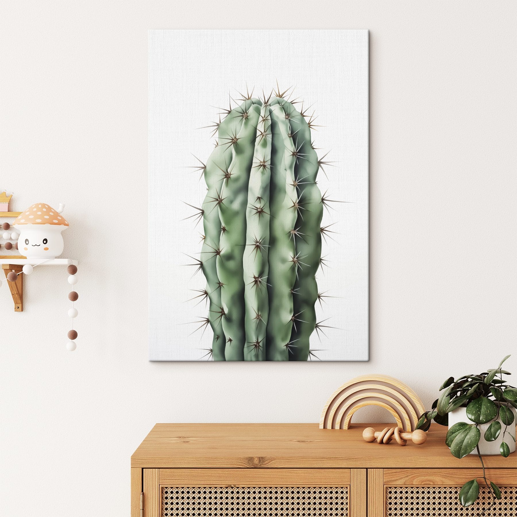 Cactus with thorns on it