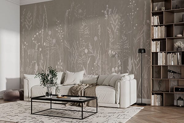 Fűvel és virágokkal teli mező Fűvel és virágokkal teli mező