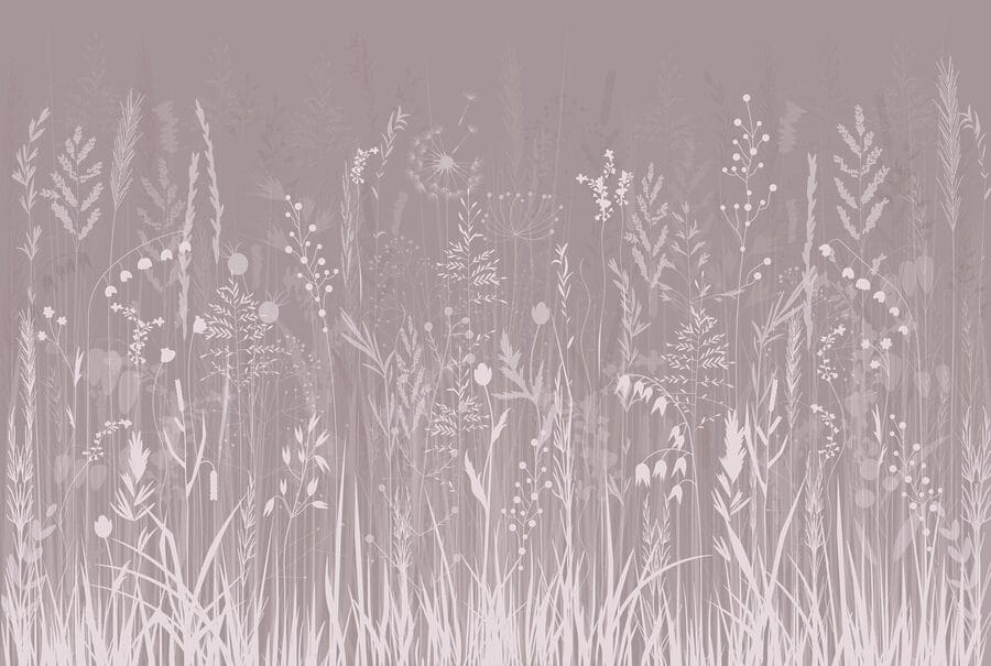 Field of flowers and grass Field of flowers and grass