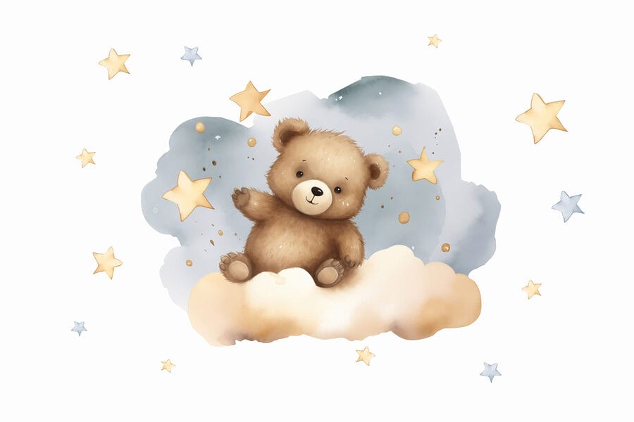 Teddy maci egy felhőn