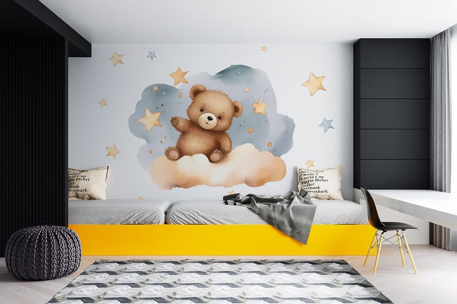 Teddy maci egy felhőn
