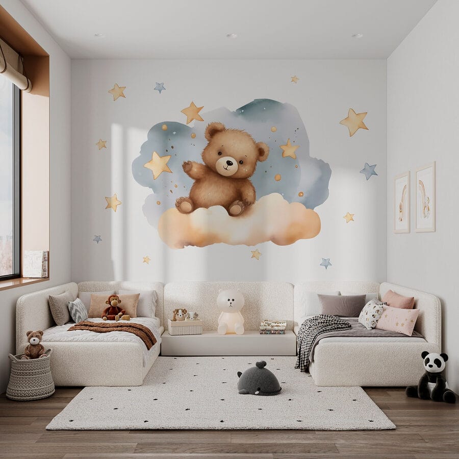 Teddy maci egy felhőn