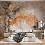 Fotótapéta Pálmafák a ködben