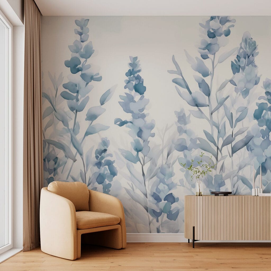 Painting of flowers and leaves Painting of flowers and leaves