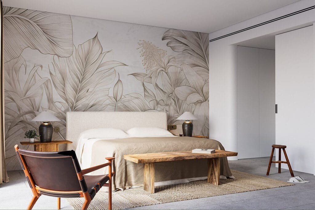 Nature's embrace in monochrome hues