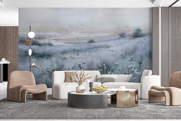 Fotótapéta Festmény egy füves mező és egy folyó (Cikkszám: w03203v1) Fotótapéta Fotótapéta Festmény egy füves mező és egy folyó (Cikkszám: w03203v1)