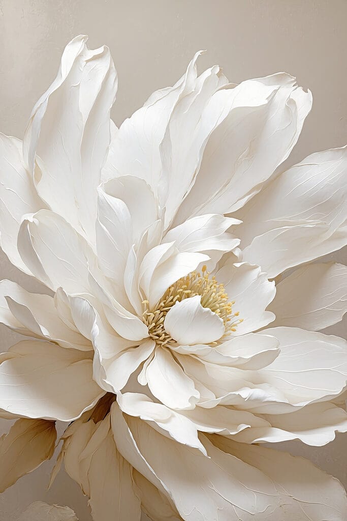 Delicate petals in soft hues