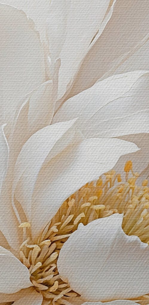 Delicate petals in soft hues