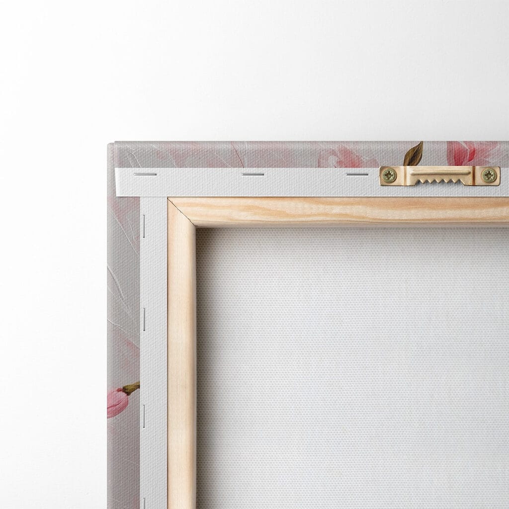 Vase with pink flowers