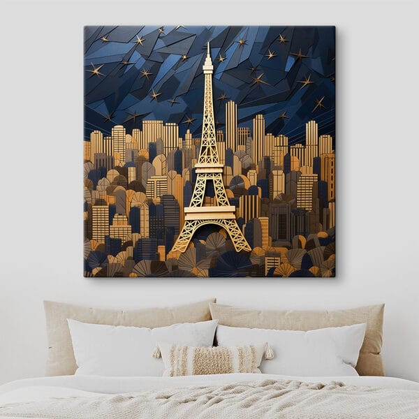 Eiffel-torony a városkép közepén Eiffel-torony a városkép közepén