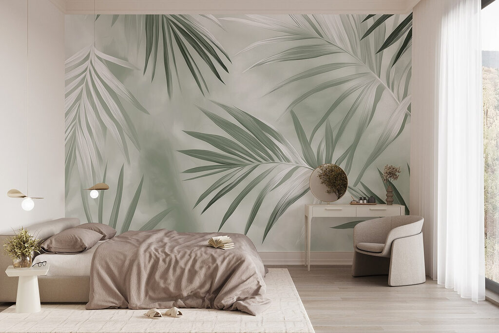 Lush green leaves in soft light Lush green leaves in soft light