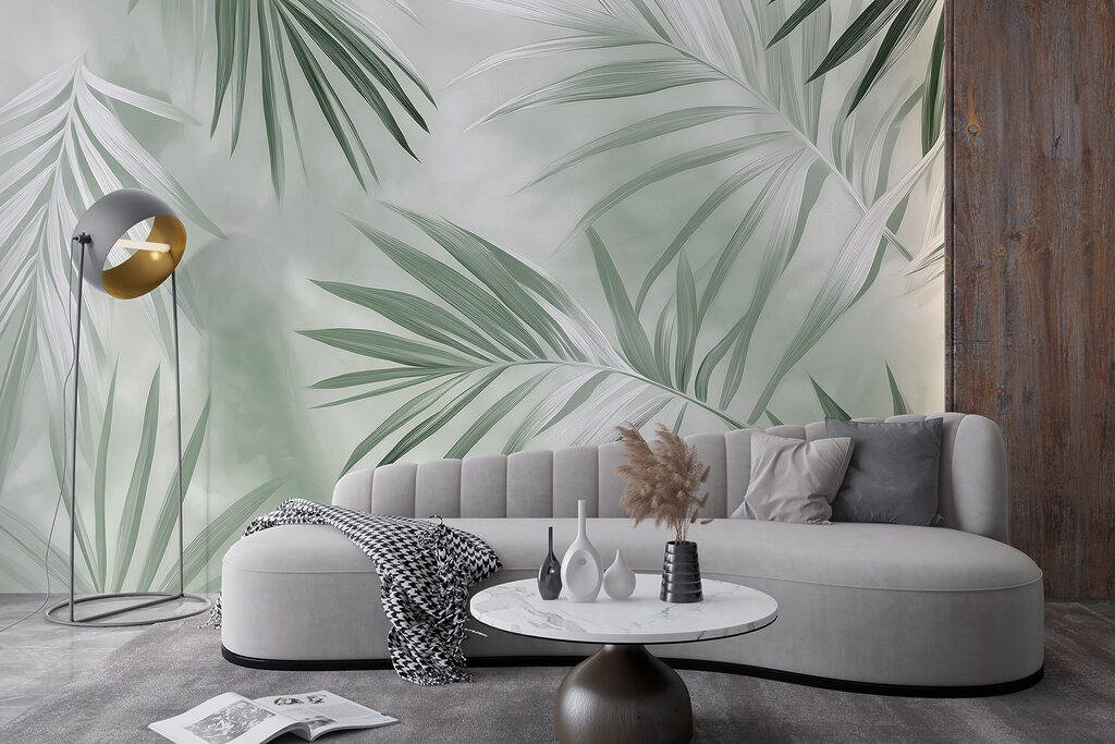 Lush green leaves in soft light Lush green leaves in soft light