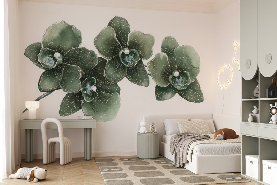 Három elegáns orchidea harmóniában