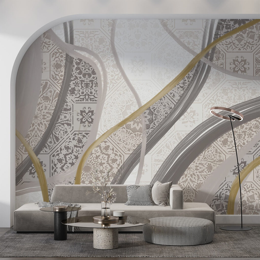 Sleek patterns in gentle hues Sleek patterns in gentle hues