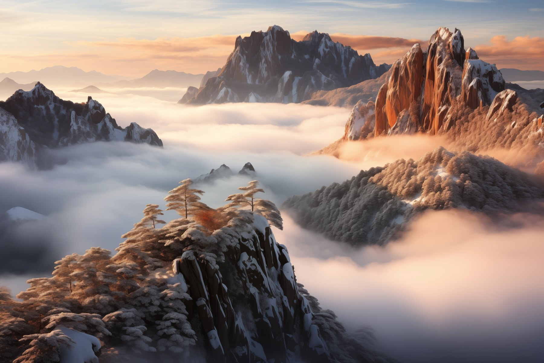 w08807p - Havas és felhős hegyvonulat - tegory