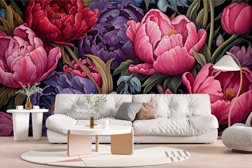 Vibrant blooms in striking colors