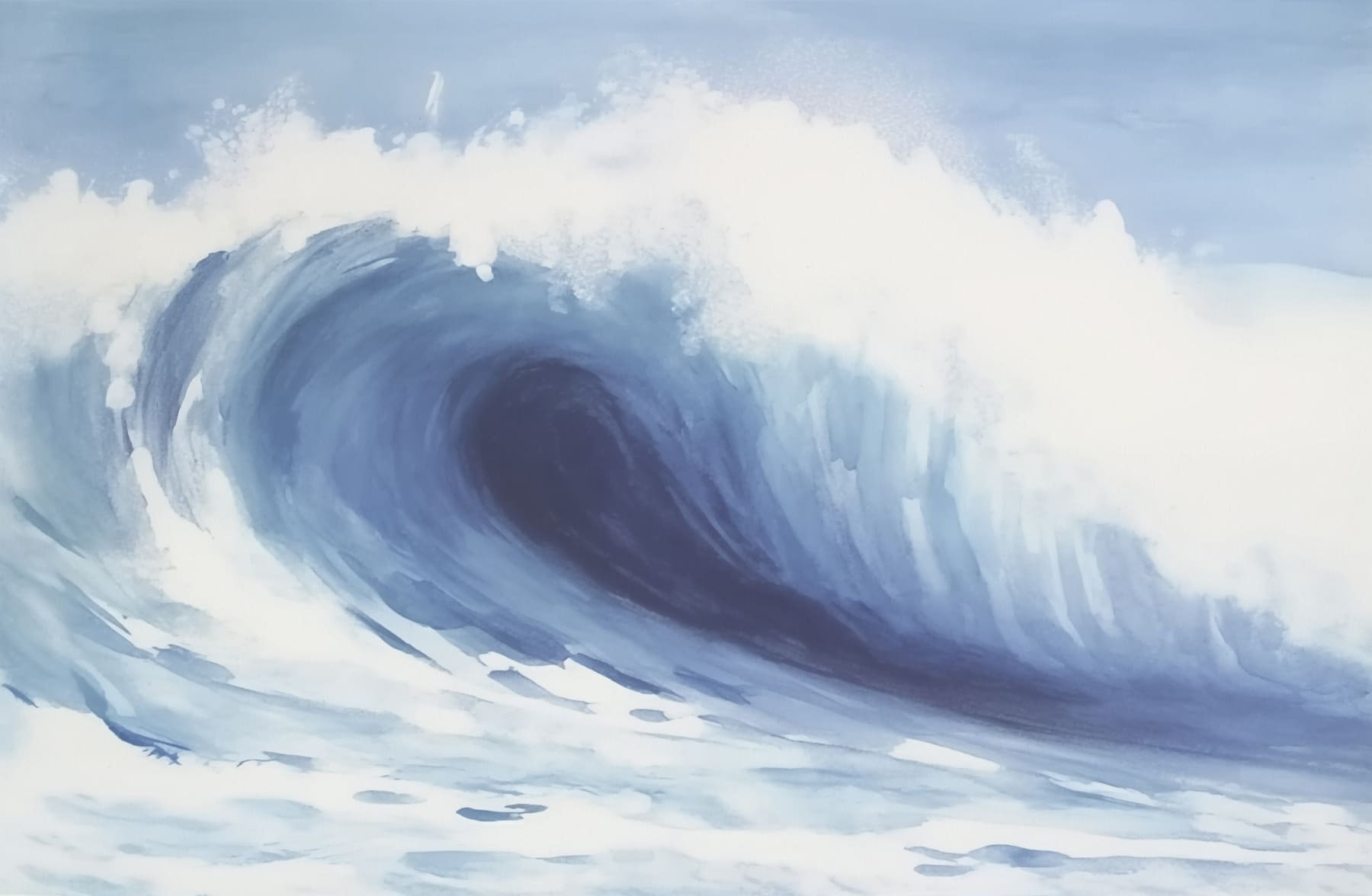 Large wave in the ocean