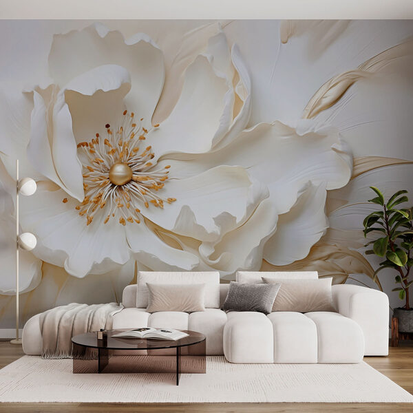 Fotótapéta Fotótapéta Finom virág lágy árnyalatokban (Cikkszám: w03249)