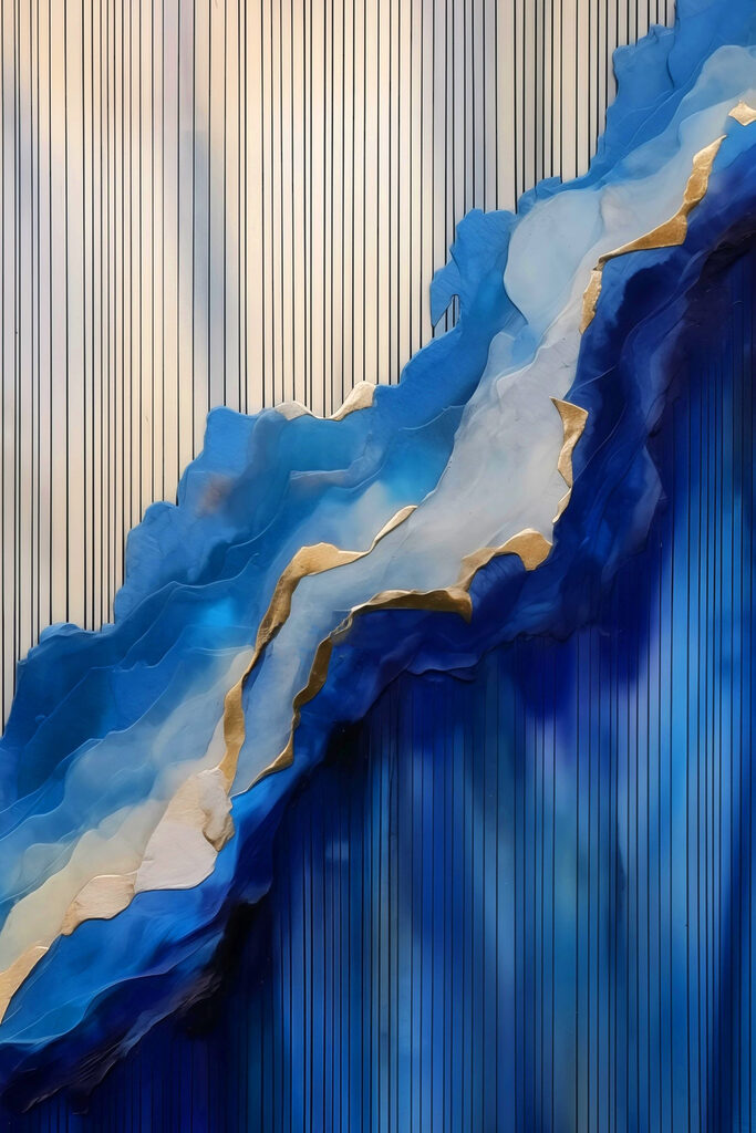 Fluid hues in abstract harmony