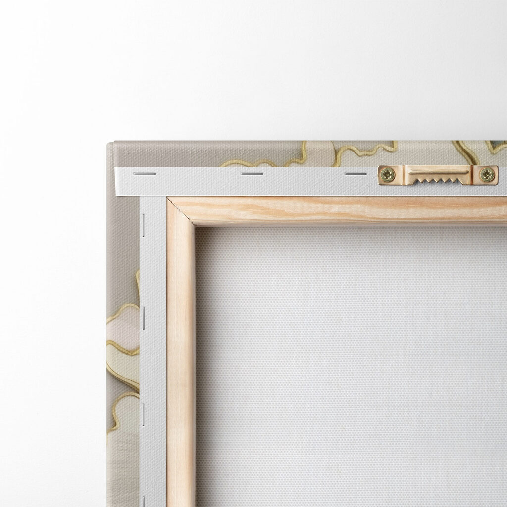 Elegant blooms framed by lush leaves