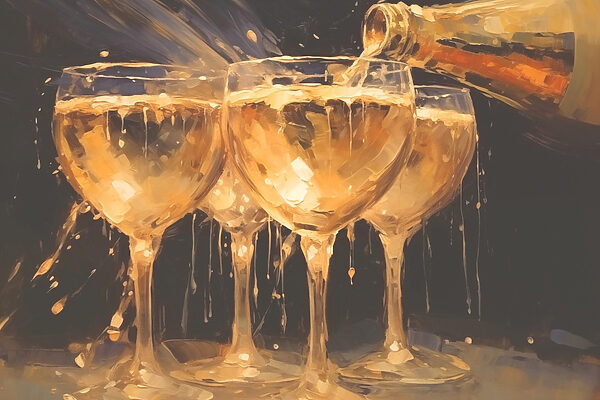 Folyadékkal töltött poharak csoportja Folyadékkal töltött poharak csoportja