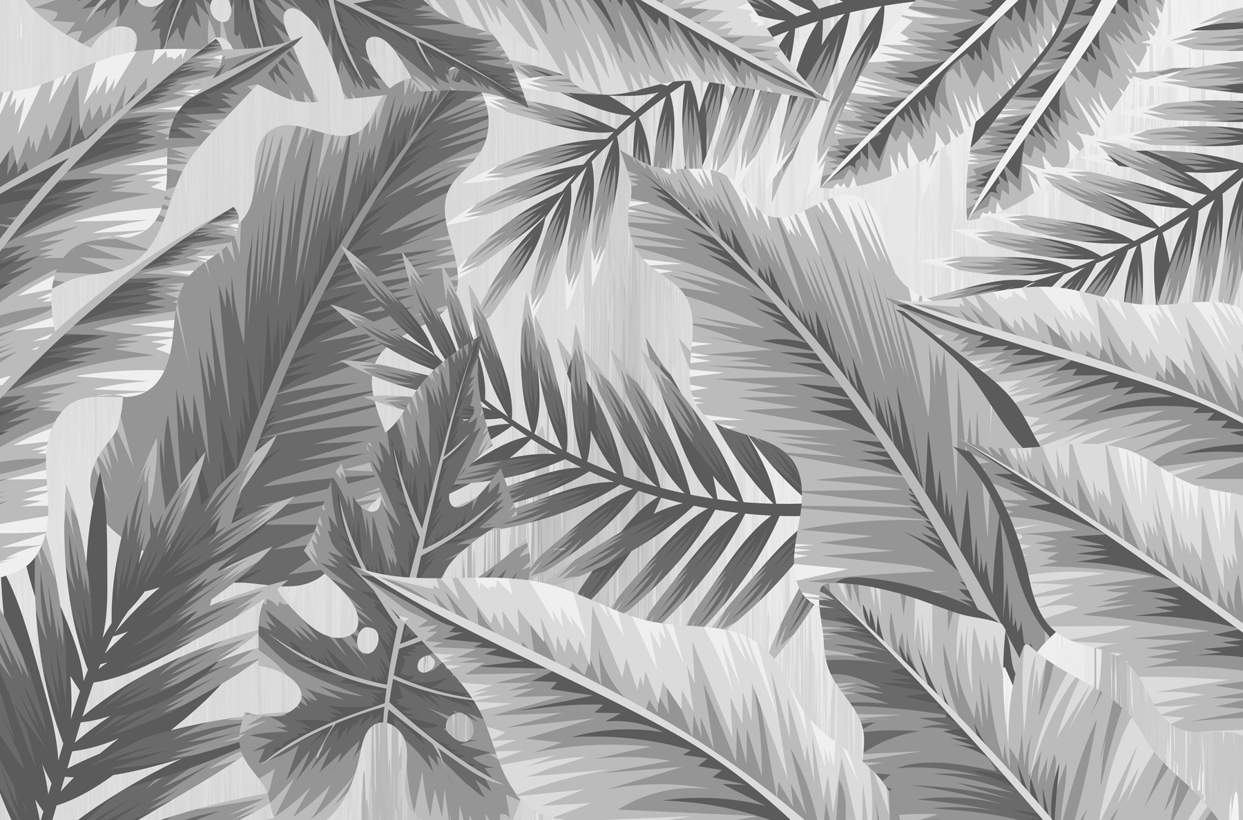 Grey and white pattern of leaves