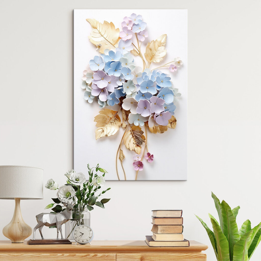 Bunch of flowers and leaves Bunch of flowers and leaves