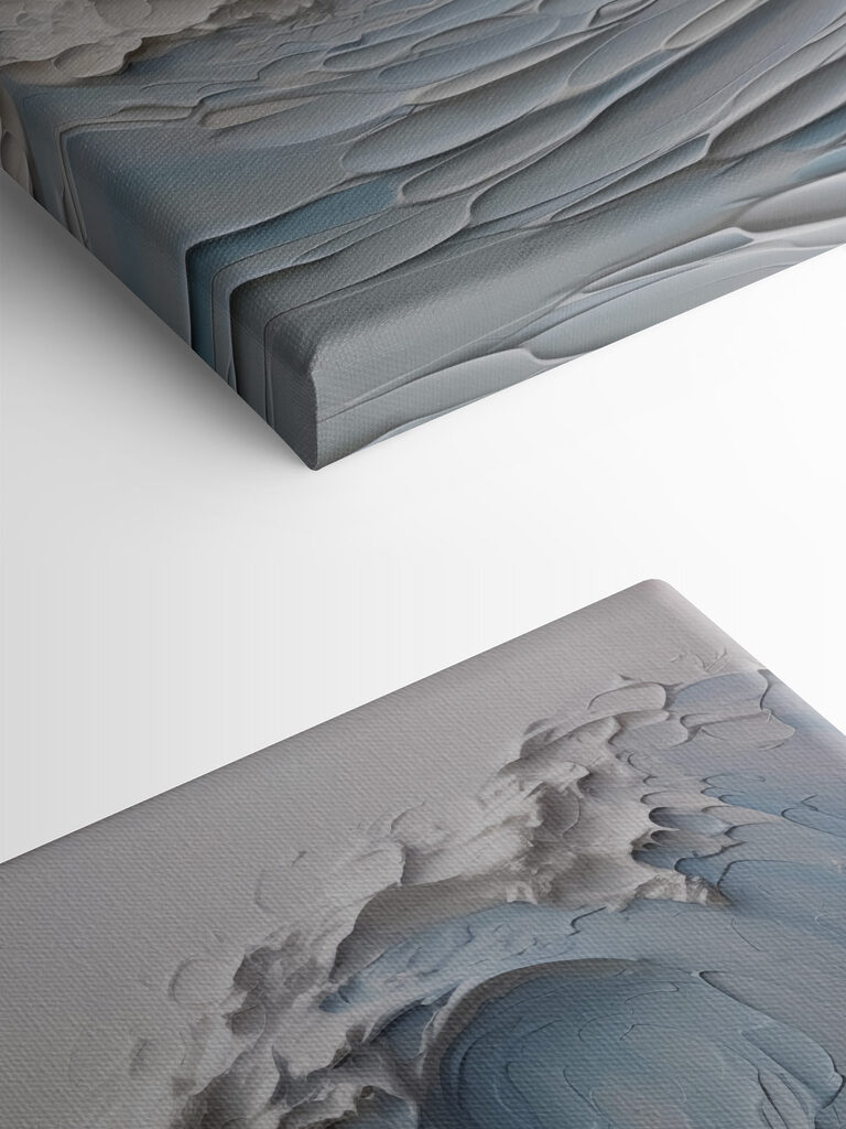 White and blue wave White and blue wave