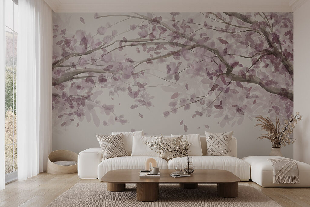 Tree with purple leaves Tree with purple leaves