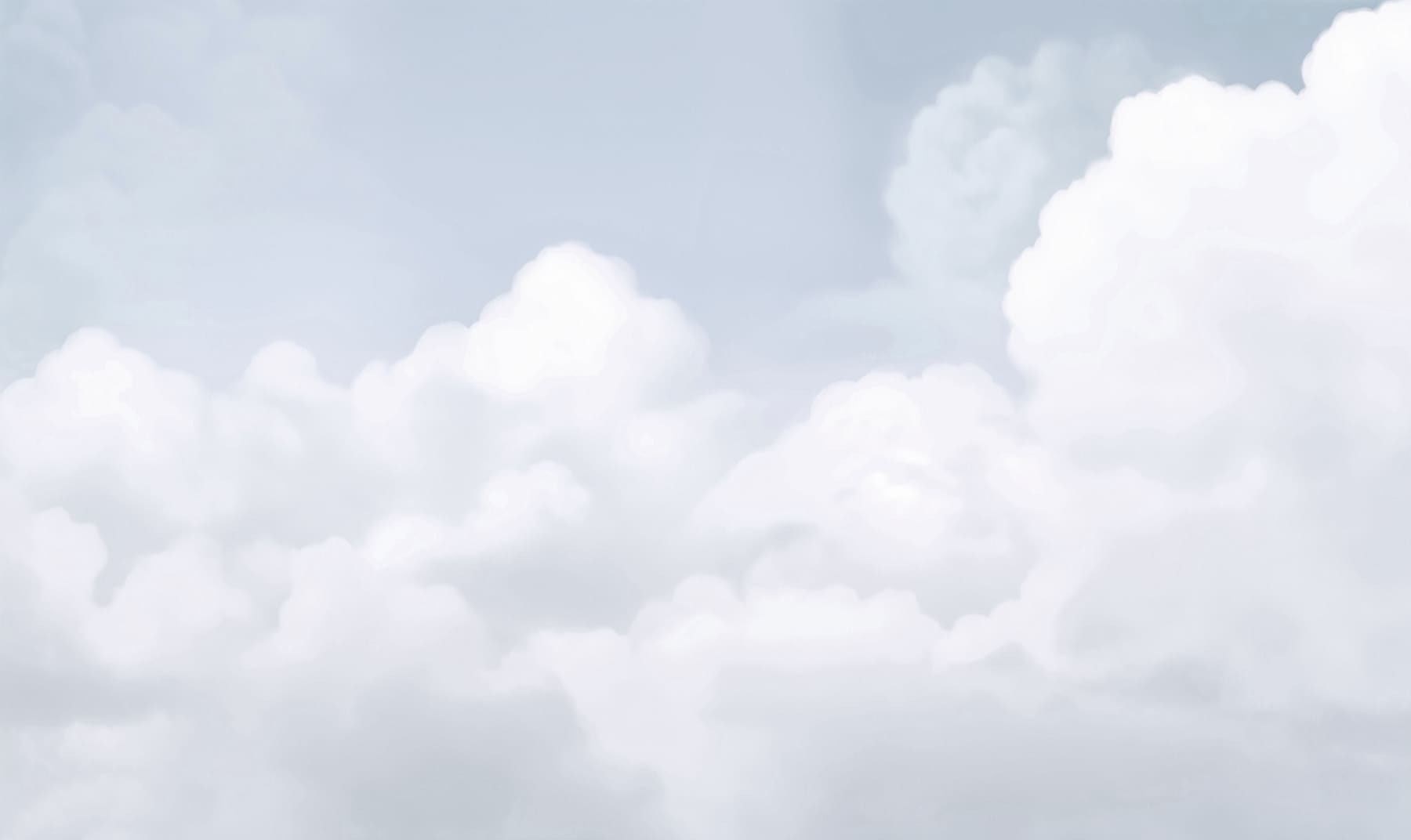 Cloudy sky with many clouds