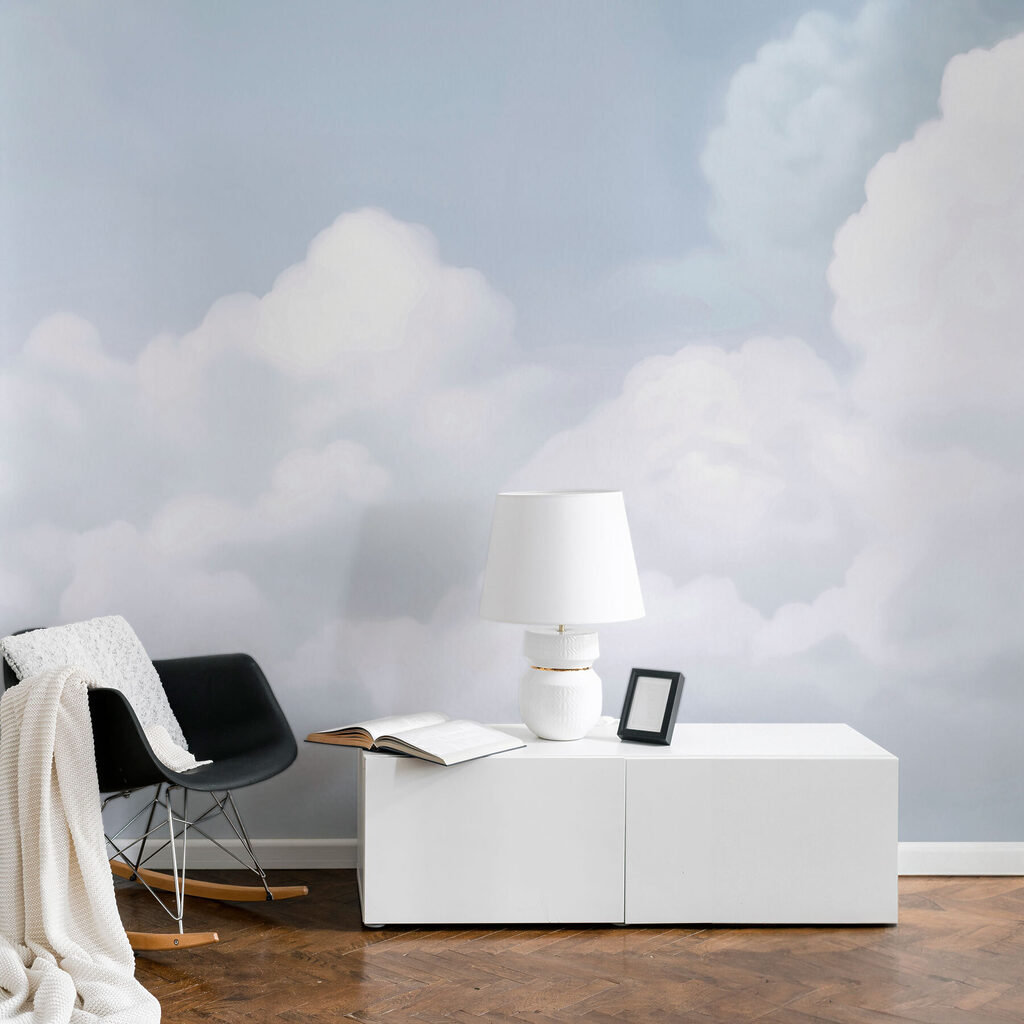 Cloudy sky with many clouds