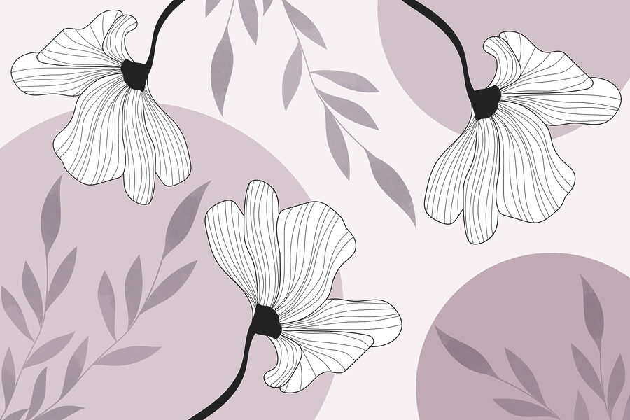 Delicate blooms in soft colors Delicate blooms in soft colors