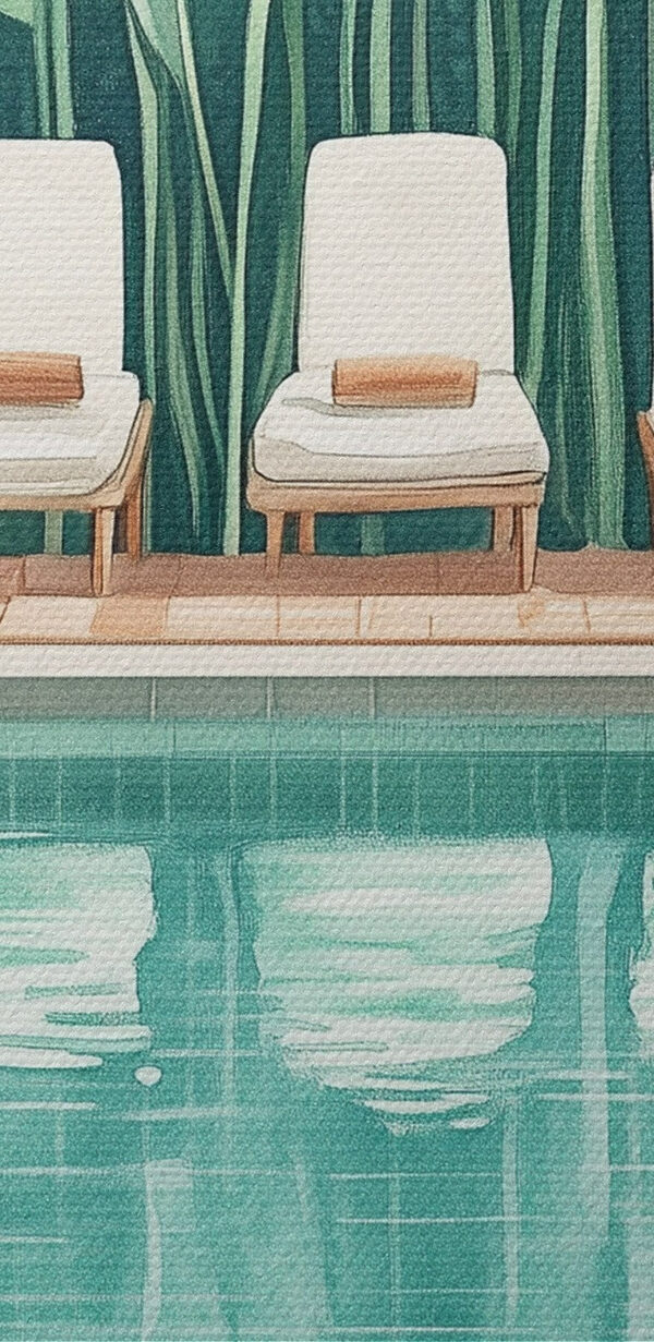 Növényekkel körülvett medence Növényekkel körülvett medence