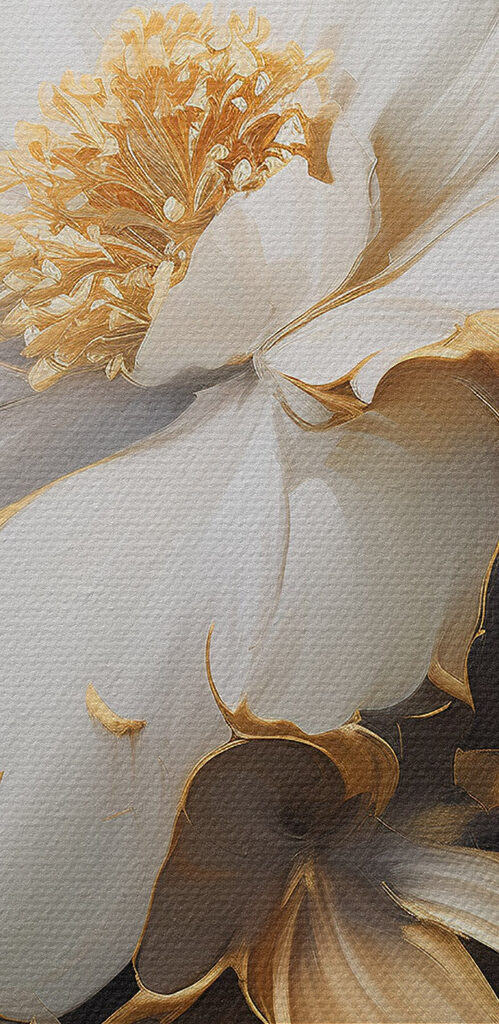 Delicate petals in soft hues