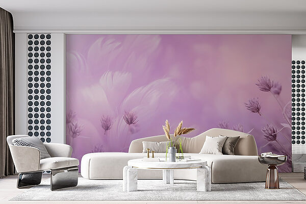 Soft petals in calming hues