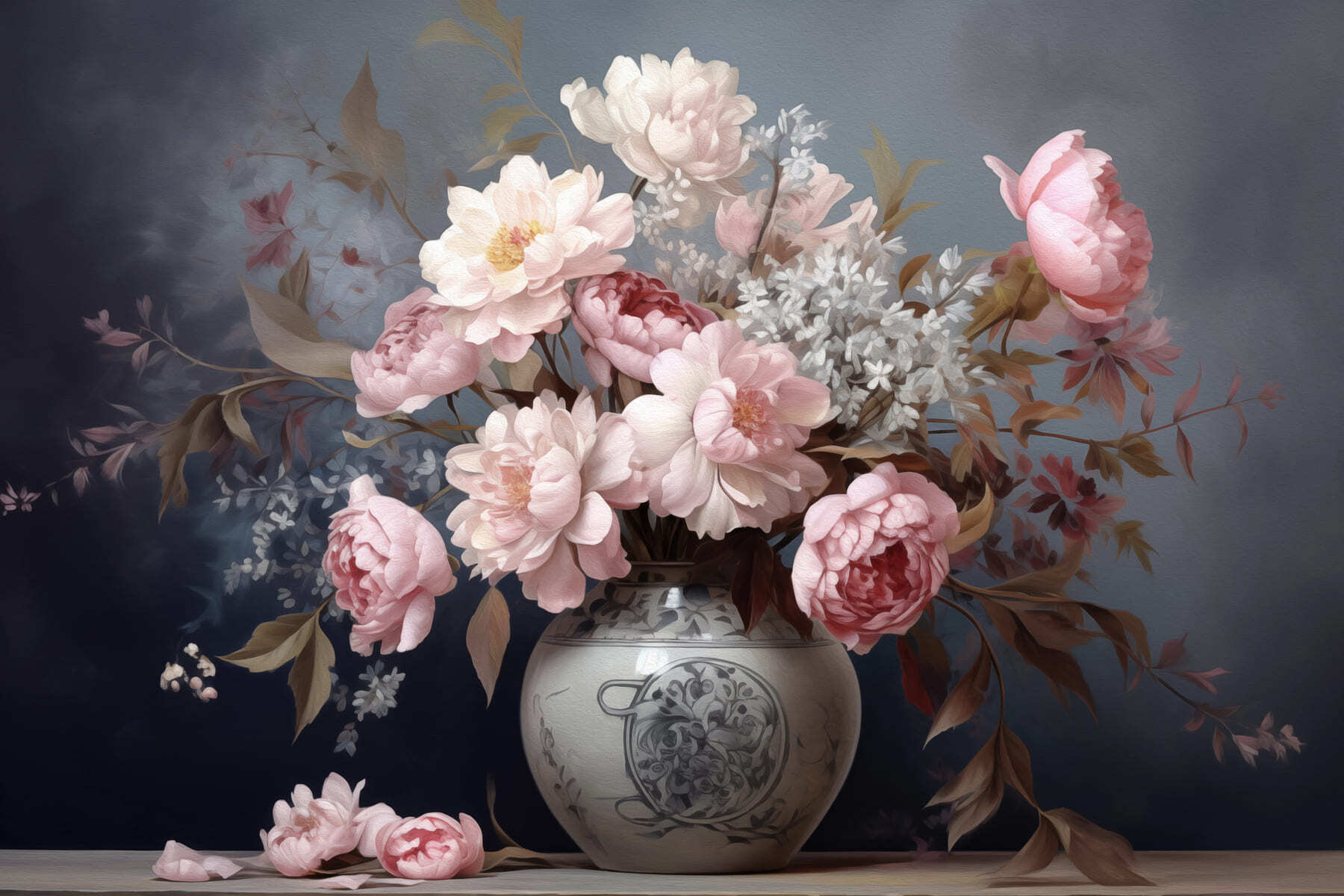Vase of flowers