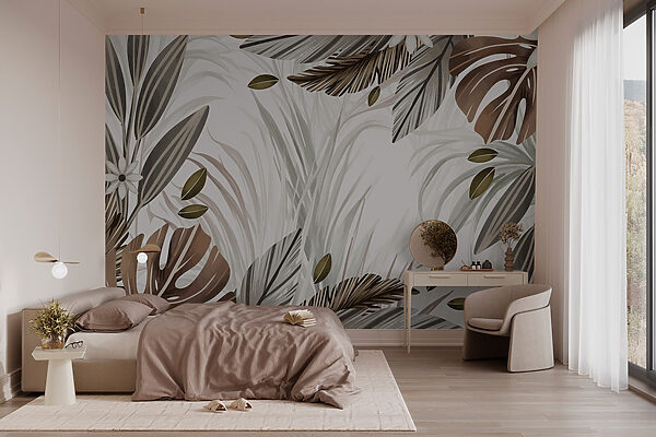 Nature's tranquil leaf arrangement Nature's tranquil leaf arrangement