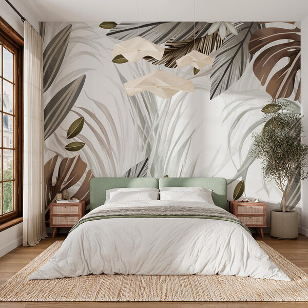 Nature's tranquil leaf arrangement Nature's tranquil leaf arrangement