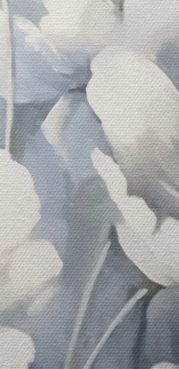 Painting of white flowers